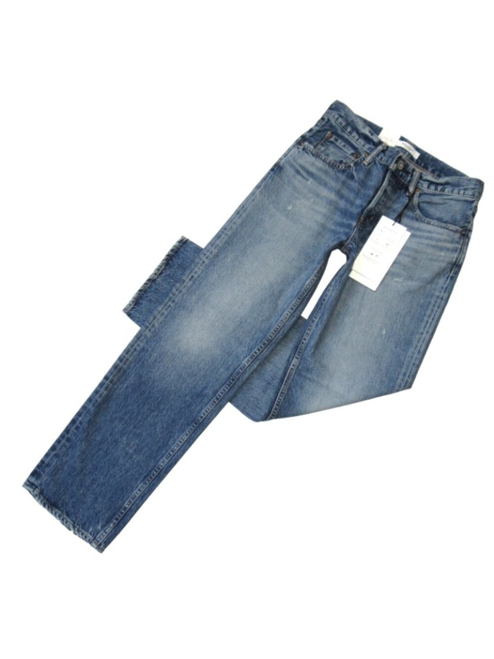 Moussy Women's Faded Blue Straight-Leg Jeans - Picture 5 of 15